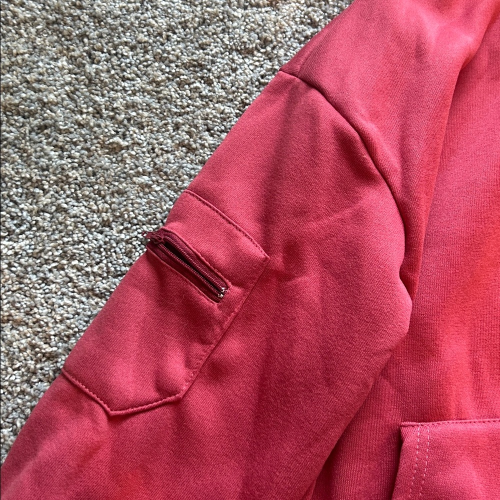 Dark pink travel sweatshirt - Picture 3 of 5